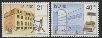 1990 Iceland SG.753-4 Europa Set of 2 values U/M (MNH) 1990 Iceland SG.753-4 Europa Set of 2 values U/M (MNH)