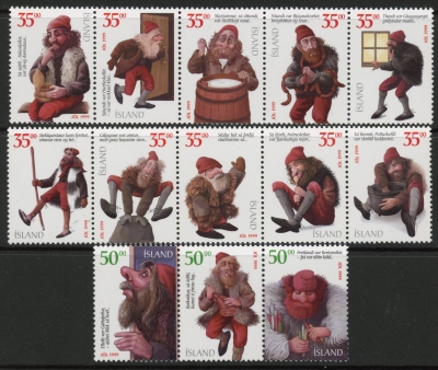 2000 Iceland SG.939-51 Christmas Yule Goblins Set of 13 values U/M (MNH) 2000 Iceland SG.939-51 Christmas Yule Goblins Set of 13 values U/M (MNH)