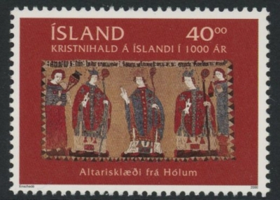 2000 Iceland SG.952 Millenary of Christianity U/M (MNH) 2000 Iceland SG.952 Millenary of Christianity U/M (MNH)