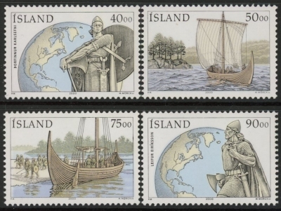 2000 Iceland SG.956-9 Discovery of Americas Set of 4 values U/M (MNH) 2000 Iceland SG.956-9 Discovery of Americas Set of 4 values U/M (MNH)