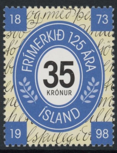 1998 Iceland SG.907 Anniv of 1st Iceland Stamps U/M (MNH) 1998 Iceland SG.907 Anniv of 1st Iceland Stamps U/M (MNH)