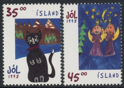 1998 Iceland SG.909-10 Christmas Set of 2 values U/M (MNH) 1998 Iceland SG.909-10 Christmas Set of 2 values U/M (MNH)