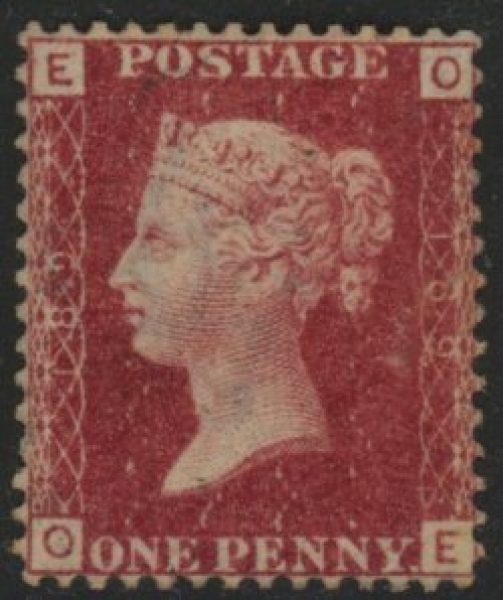 SG.43 1d rose red. corner letters 'OE' Plate 189 mint Original Gum SG.43 1d rose red. corner letters 'OE' Plate 189 mint Original Gum