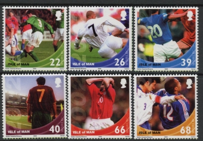 2002 IOM SG.983-6 World Cup Football Set of 6 values. (face value £2.61) U/M (MNH) 2002 IOM SG.983-6 World Cup Football Set of 6 values. (face value £2.61) U/M (MNH)