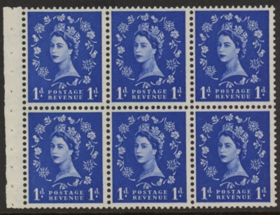SB26 Edward Crown 6 x 1d, upright wmk. perf I (good perfs). U/M (MNH) SB26 Edward Crown 6 x 1d, upright wmk. perf I (good perfs). U/M (MNH)