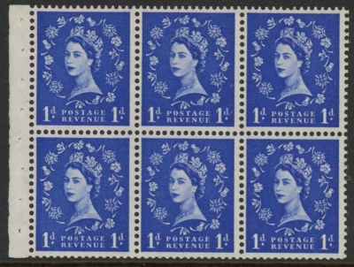 SB31 Crown 6x1d, wmk. upright perf I (good perfs). U/M (MNH) SB31 Crown 6x1d, wmk. upright perf I (good perfs). U/M (MNH)