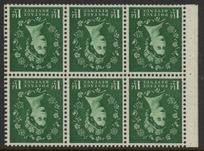 SB59a Tudor Crown 6x1½d. wmk. inverted perf I. (good perfs).U/M (MNH) SB59a Tudor Crown 6x1½d. wmk. inverted perf I. (good perfs).U/M (MNH)
