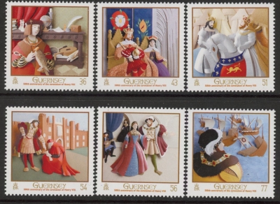 2009 Guernsey SG.1290-5 Anniv of Coronation of King Henry VIII Set of 6 values U/M (MNH) 2009 Guernsey SG.1290-5 Anniv of Coronation of King Henry VIII Set of 6 values U/M (MNH)