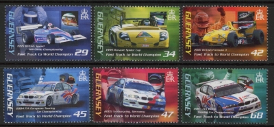 2006 Guernsey SG.1103-8 Andy Priaulx Victories Set of 6 values U/M (MNH) 2006 Guernsey SG.1103-8 Andy Priaulx Victories Set of 6 values U/M (MNH)
