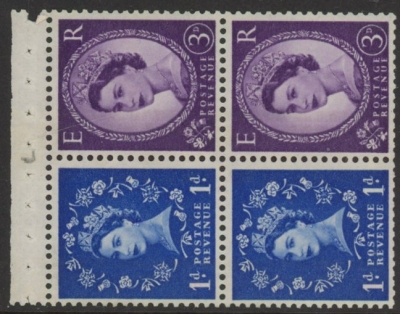 SB58 Crowns 2 x 1d, 2 x 3d violet phos. wmk s/way right perf AP (good perfs) U/M (MNH) SB58 Crowns 2 x 1d, 2 x 3d violet phos. wmk s/way right perf AP (good perfs) U/M (MNH)