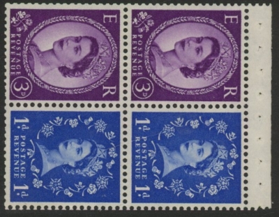 SB36 2x1d 2x3d crowns. sideways wmk. to left. perf I. (good perfs).U/M (MNH) SB36 2x1d 2x3d crowns. sideways wmk. to left. perf I. (good perfs).U/M (MNH)