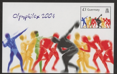 2004 Guernsey MS.1049 Olympic Games Athens Mini Sheet U/M (MNH) 2004 Guernsey MS.1049 Olympic Games Athens Mini Sheet U/M (MNH)