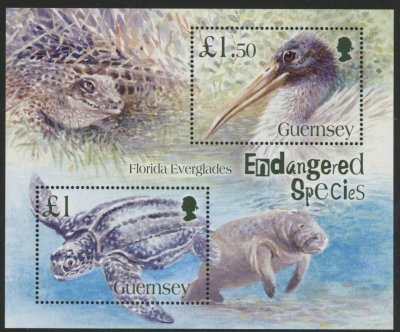 2006 Guernsey MS.1096 Florida Everglades Mini Sheet U/M (MNH) 2006 Guernsey MS.1096 Florida Everglades Mini Sheet U/M (MNH)