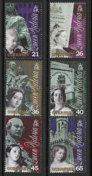 2001 Guernsey SG.884-9 Death Cent of Queen Victoria Set of 6 values U/M (MNH) 2001 Guernsey SG.884-9 Death Cent of Queen Victoria Set of 6 values U/M (MNH)