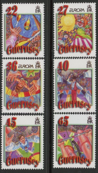 2000 Guernsey SG.942-7 Europa Set of 6 values U/M (MNH) 2000 Guernsey SG.942-7 Europa Set of 6 values U/M (MNH)
