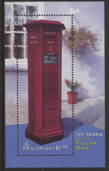 2002 Guernsey MS.954 Anniv of 1st Pillar Box Mini Sheet U/M (MNH) 2002 Guernsey MS.954 Anniv of 1st Pillar Box Mini Sheet U/M (MNH)
