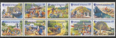 2002 Guernsey SG.955-64 Holidays in Sark Set of 10 values U/M (MNH) 2002 Guernsey SG.955-64 Holidays in Sark Set of 10 values U/M (MNH)