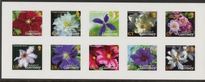 2004 Guernsey SG.1017-26 Guernsey Clematis Set of 10 values U/M (MNH) 2004 Guernsey SG.1017-26 Guernsey Clematis Set of 10 values U/M (MNH)