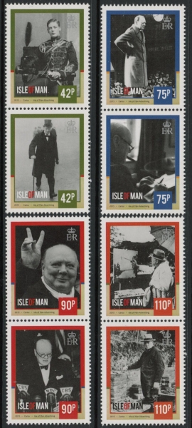 2015 IOM SG.1954-61 Death Anniv of Winston Churchill Set of 8 values U/M (MNH) 2015 IOM SG.1954-61 Death Anniv of Winston Churchill Set of 8 values U/M (MNH)