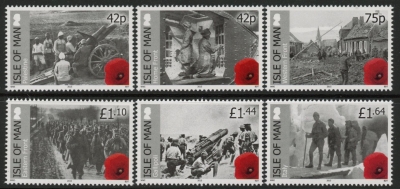 2015 IOM SG.1962-7 Cent of WWI (2nd issue) Set of 6 values U/M (MNH) 2015 IOM SG.1962-7 Cent of WWI (2nd issue) Set of 6 values U/M (MNH)