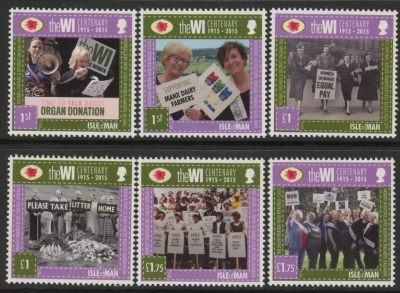 2015 IOM SG.1994-9 Women's Institute Set of 6 values U/M (MNH) 2015 IOM SG.1994-9 Women's Institute Set of 6 values U/M (MNH)