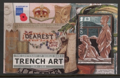 2014 IOM MS.1882 Cent of WWI (1st series) Mini Sheet U/M (MNH) 2014 IOM MS.1882 Cent of WWI (1st series) Mini Sheet U/M (MNH)