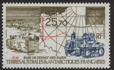 1993 French Antarctic - SG.319 'Air' Antarctic Expadition Base. 1 value U/M (MNH) 1993 French Antarctic - SG.319 'Air' Antarctic Expadition Base. 1 value U/M (MNH)