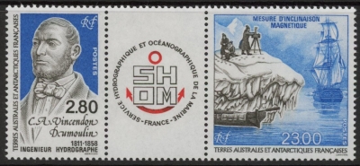 1994 French Antarctic - SG.326-7 Navy Hydrographic & Oceanographic Service. 2 value U/M (MNH) 1994 French Antarctic - SG.326-7 Navy Hydrographic & Oceanographic Service. 2 value U/M (MNH)