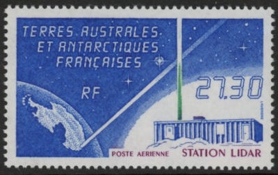 1994 French Antarctic. SG.333 'Air' Lidar Research Station Adelie Land. 1 value. U/M (MNH) 1994 French Antarctic. SG.333 'Air' Lidar Research Station Adelie Land. 1 value. U/M (MNH)