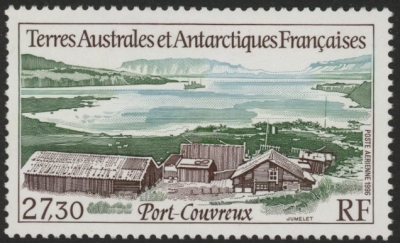 1996 French Antarctic. SG.360 'Air'. - Port -Couvreux. 1 value. U/M (MNH) 1996 French Antarctic. SG.360 'Air'. - Port -Couvreux. 1 value. U/M (MNH)