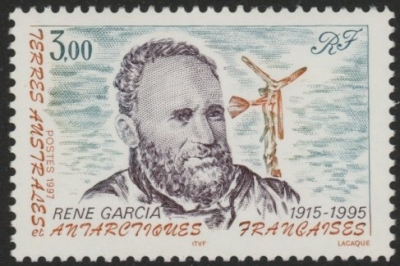 1997 French Antarctic. SG.364 2nd Death Anniv.of Rene Garcia (explorer). 1 value. U/M (MNH) 1997 French Antarctic. SG.364 2nd Death Anniv.of Rene Garcia (explorer). 1 value. U/M (MNH)
