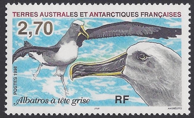 1998 French Antarctic. SG.382 Grey Headed Albatross. 1 value. U/M (MNH) 1998 French Antarctic. SG.382 Grey Headed Albatross. 1 value. U/M (MNH)
