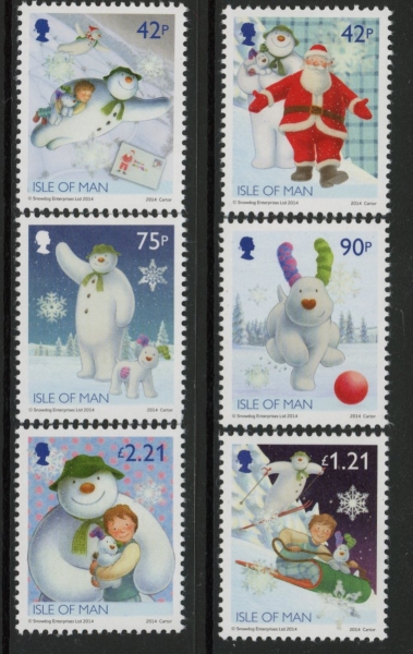 2014 IOM SG.1944-9 Christmas Set of 6 values U/M (MNH) 2014 IOM SG.1944-9 Christmas Set of 6 values U/M (MNH)