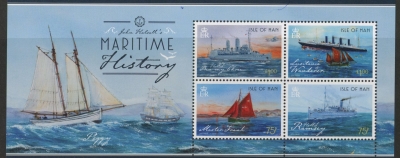 2016 IOM MS.2000 Maritime History Mini Sheet U/M (MNH) 2016 IOM MS.2000 Maritime History Mini Sheet U/M (MNH)