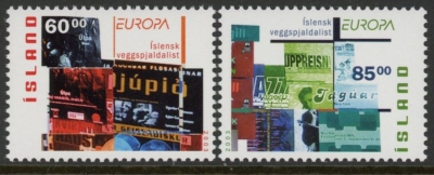 2003 Iceland SG.1051-2 Europa Set of 2 values U/M (MNH) 2003 Iceland SG.1051-2 Europa Set of 2 values U/M (MNH)