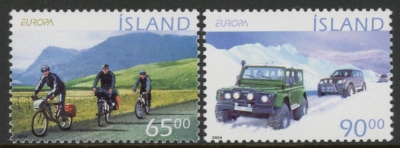 2004 Iceland SG.1079-80 Europa Set of 2 values U/M (MNH) 2004 Iceland SG.1079-80 Europa Set of 2 values U/M (MNH)