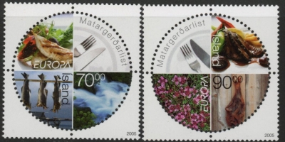 2005 Iceland SG.1113-4 Europa Set of 2 values U/M (MNH) 2005 Iceland SG.1113-4 Europa Set of 2 values U/M (MNH)