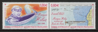 2012 French Antarctic SG.682-3 Marie Antoinette Hilsz U/M (MNH) 2012 French Antarctic SG.682-3 Marie Antoinette Hilsz U/M (MNH)