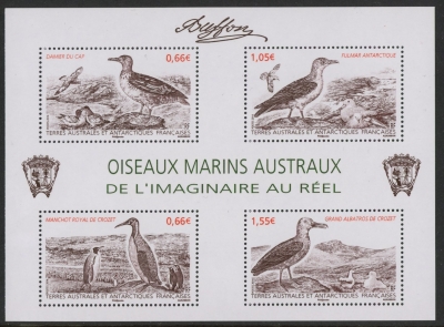 2014 French Antarctic MS.715 Austral Seabirds Mini Sheet U/M (MNH) 2014 French Antarctic MS.715 Austral Seabirds Mini Sheet U/M (MNH)