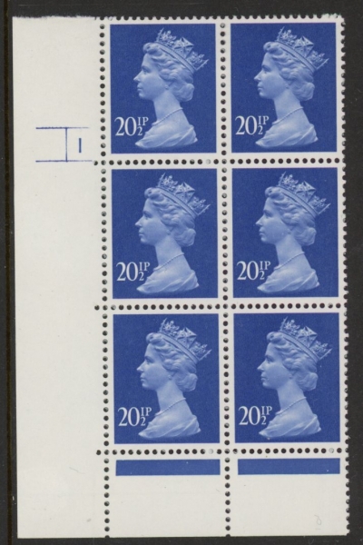 U278 (x961) Harrison 20½p ultramarine . FCP/PVAD. cyld 1 no dot .U/M (MNH) U278 (x961) Harrison 20½p ultramarine . FCP/PVAD. cyld 1 no dot .U/M (MNH)
