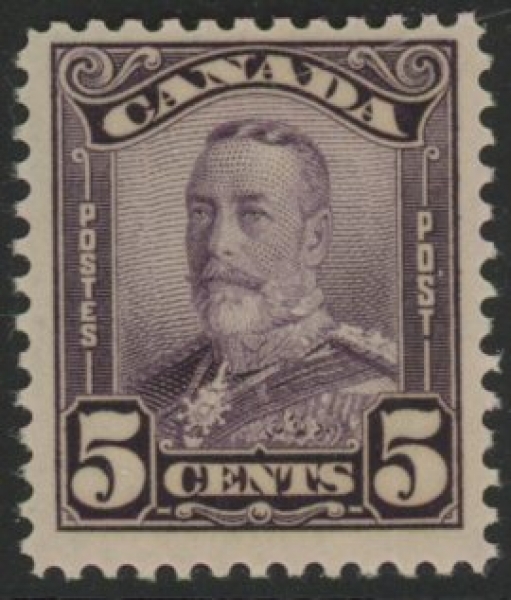 1928 Canada SG.279 5c violet U/M (MNH) 1928 Canada SG.279 5c violet U/M (MNH)