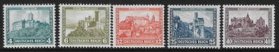 1932 Germany SG.485-489 Welfare Fund. set 5 values U/M (MNH) 1932 Germany SG.485-489 Welfare Fund. set 5 values U/M (MNH)