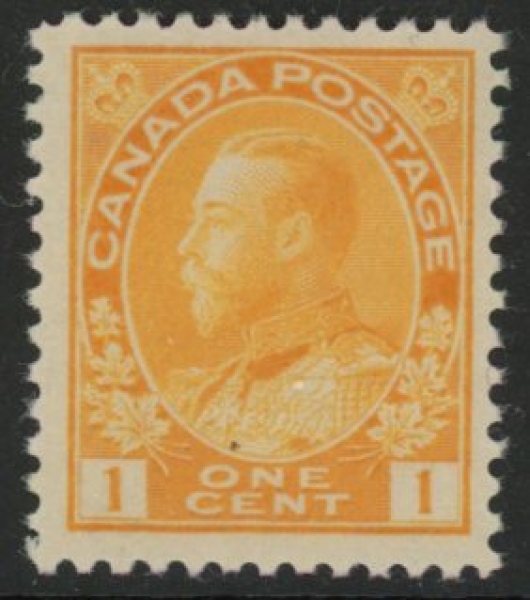 1922 Canada SG.246 1c chrome yellow die I U/M (MNH) 1922 Canada SG.246 1c chrome yellow die I U/M (MNH)
