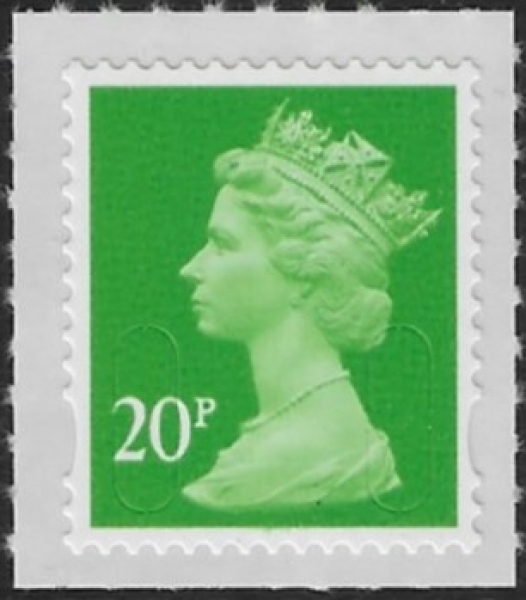 U3059 20p 2b bright green (no date no source code) DLR sheet stamp.U/M (MNH) U3059 20p 2b bright green (no date no source code) DLR sheet stamp.U/M (MNH)