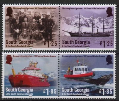2025 South Georgia. SG.tba Discovery. set 4 values. U/M (MNH) 2025 South Georgia. SG.tba Discovery. set 4 values. U/M (MNH)