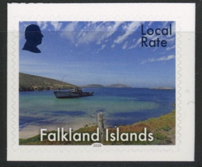2026 Falklands. SG. tba. 'Shipwreck' local rate booklet stamp. U/M (MNH) 2026 Falklands. SG. tba. 'Shipwreck' local rate booklet stamp. U/M (MNH)