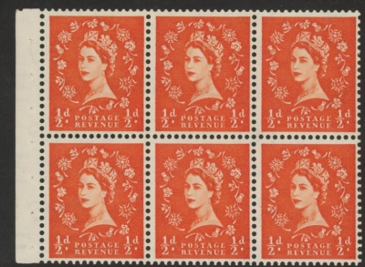 SB4 Edward Crown 6x½d, wmk. upright perf Iet (good perfs) U/M (MNH) SB4 Edward Crown 6x½d, wmk. upright perf Iet (good perfs) U/M (MNH)