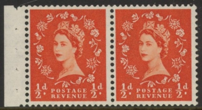 SB6 Edward Crown 2x½d, wmk. upright perf E (good perfs) U/M (MNH) SB6 Edward Crown 2x½d, wmk. upright perf E (good perfs) U/M (MNH)