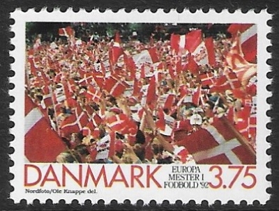 1992 Denmark SG.983 Football Championships U/M (MNH) 1992 Denmark SG.983 Football Championships U/M (MNH)