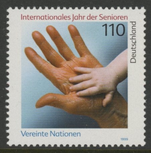 1999 Germany SG.2883 International Year of the Elderly U/M (MNH) 1999 Germany SG.2883 International Year of the Elderly U/M (MNH)
